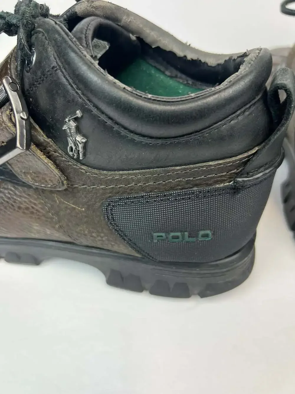 Polo Ralph Lauren Dover III Men's Leather Duck Boots Size 8D